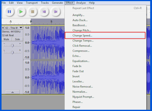 change-speed-of-rap-song-in-audacity
